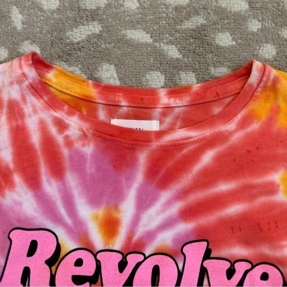 Revolve‎ Festival Tie Dye Crop Tee Top Size Small - Picture 5 of 12